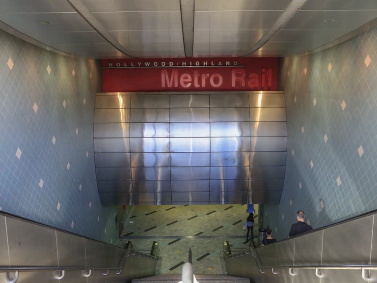 Metro Station at Hollywood and Highland