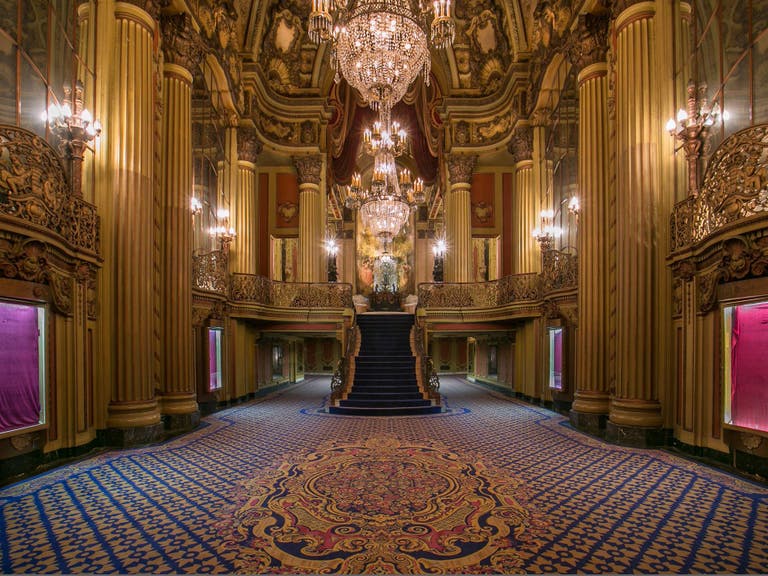 Lobby of the Los Angeles Theatre in Downtown LA