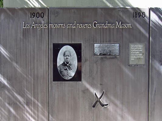Picture of Timeline at Biddy Mason Memorial Park